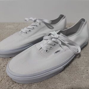 Men’s Vans True White Authentic Canvas Shoes